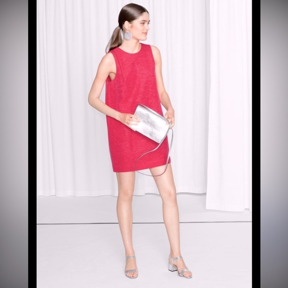 & other stories red dress from Anthropologie like new size 4 so pretty - Picture 1 of 8